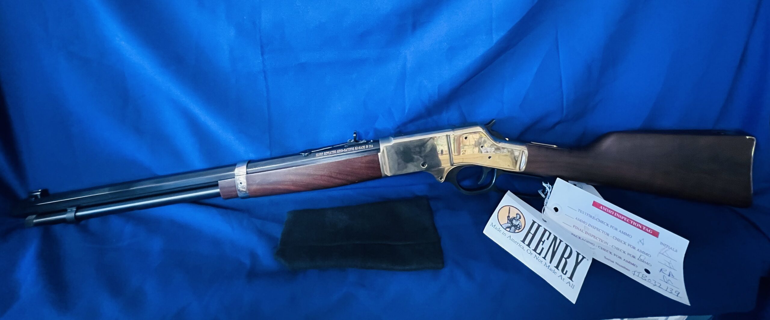 Henry Model H009b Golden Boy Octigon Barrel 3030 Gold inlay lettering